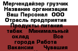 Мерчендайзер-грузчик › Название организации ­ Ваш Персонал, ООО › Отрасль предприятия ­ Продукты питания, табак › Минимальный оклад ­ 39 000 - Все города Работа » Вакансии   . Чувашия респ.,Канаш г.